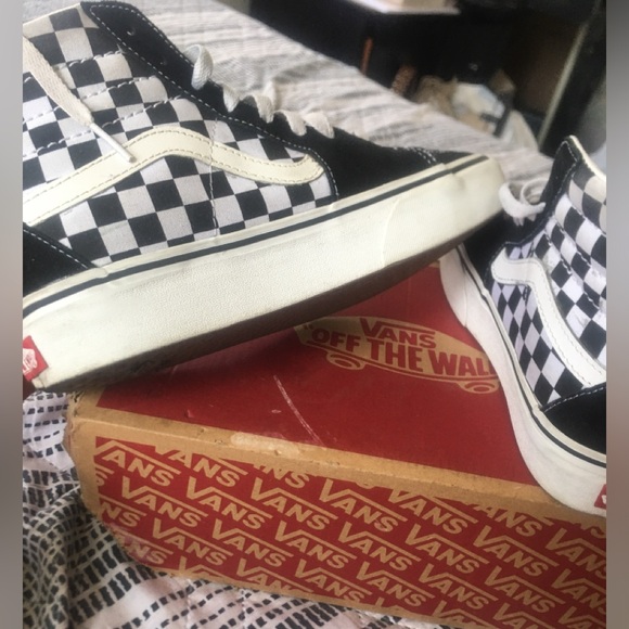 Vans in great condition black & white, US woman Sz 8, Mens 6.5 #SHTOL. 👟 - Picture 4 of 6